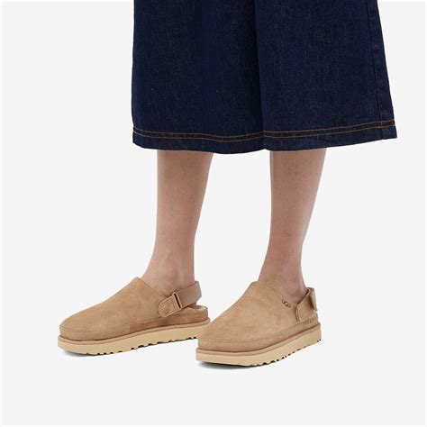 ugg goldenstar suede clog.